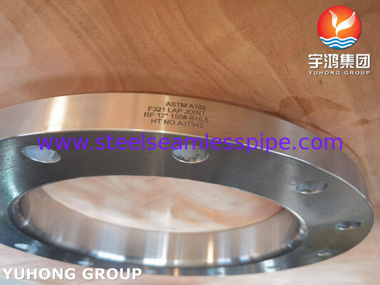 ASTM A182 F321 Lap Joint Flange LTF Flange EN 1.4541 / 08Х18Н10Т Vòng thép không gỉ