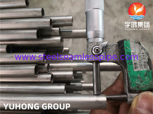 Ống trao đổi nhiệt bằng thép không gỉ Ống hàn thép không gỉ ASTM A249 TP304 TP304L Hiệu suất cao, Tẩy rửa ủ, Đầu trơn