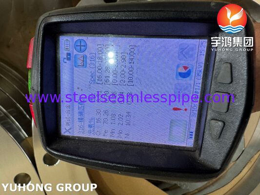 EN1092-1 F316L Thép không gỉ mặt phẳng tấm vòm PN2.5-PN100, DN10-DN600