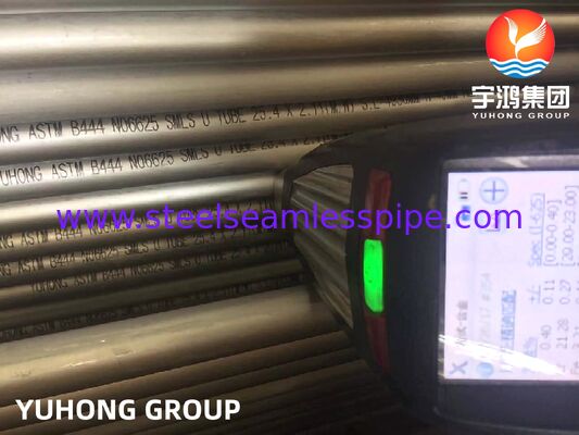 Ống U-bend liền mạch Inconel 625 ASTM B444 cho bộ trao đổi nhiệt ống vỏ