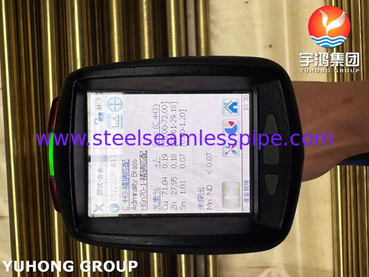 ASTM B111 C44300 Admiralty Brass Precision U Bend Tube cho máy ngưng tụ và máy trao đổi nhiệt