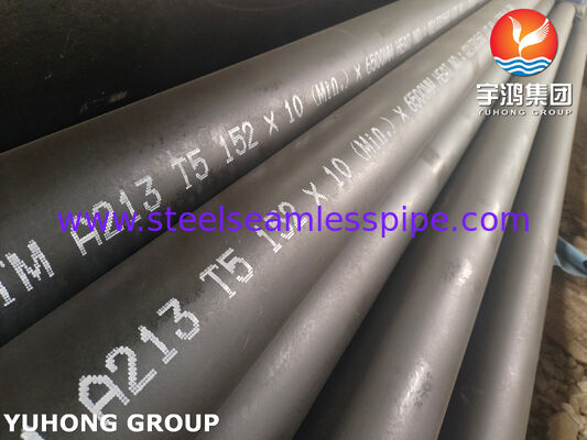 ASTM A213 T5 / 1.7362 ống trao đổi nhiệt liền mạch, ống thép hợp kim cho máy sưởi