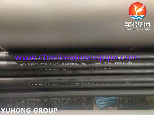 ASTM A213 T5 / 1.7362 ống trao đổi nhiệt liền mạch, ống thép hợp kim cho máy sưởi