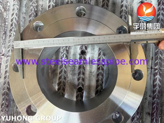 Mặt bích ASTM A182 F51 UNS S31804 Mặt bích cổ hàn bằng thép song công Mặt bích WNRF rèn