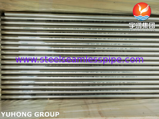 ASME SB338 UNS R50400 ống titan liền mạch cho máy ngưng tụ và máy trao đổi nhiệt