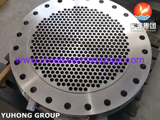 ASTM A182 F316Ti UNS S31635 Forged Stainless Steel Tubesheet for Heat Exchanger