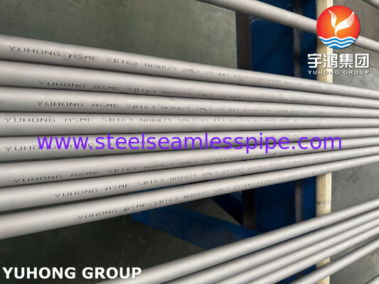 ASME SB163 UNS N08825 Bụi không may hợp kim 825 hợp kim niken cho ngành công nghiệp hóa học