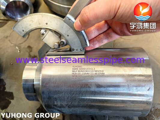 Vòi tự gia cố ASTM A350 LF2 rèn cho Bình áp lực và Bộ trao đổi nhiệt