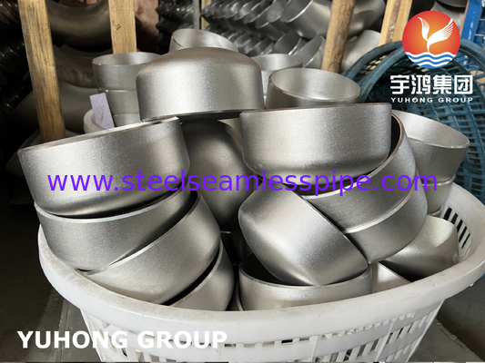 Nắp hàn đối xứng ASTM A403 WP316L Thép không gỉ ASME B16.9 phun cát cho đường ống công nghiệp
