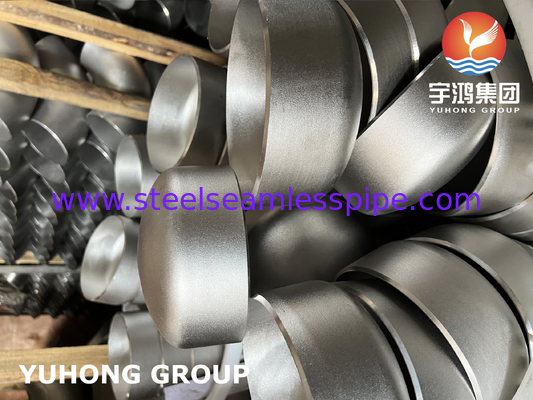 Nắp hàn đối xứng ASTM A403 WP316L Thép không gỉ ASME B16.9 phun cát cho đường ống công nghiệp
