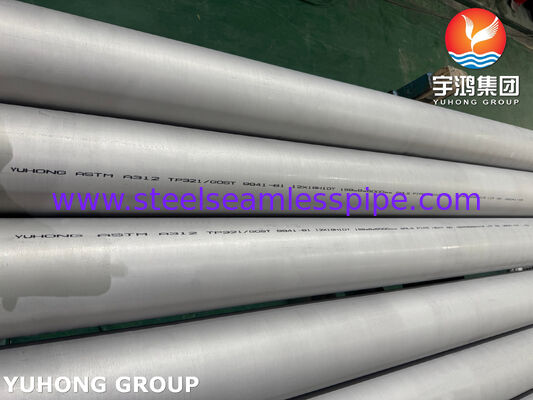 Ống thép không gỉ liền mạch ASTM A312 TP321 UNS S32100 1.4541 cho ngành điện