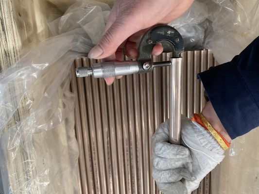 ASTM B111 C70600 Copper Nickel Tube , CuNi 90/10 Heat Exchanger Tube