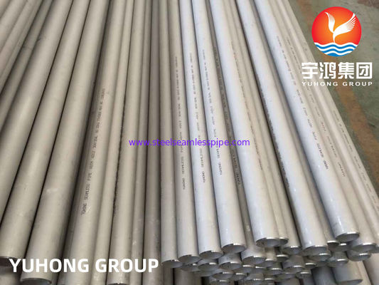 ASTM A312 TP304 304L ống thép không gỉ cuối đơn giản / đúc cho xử lý nước