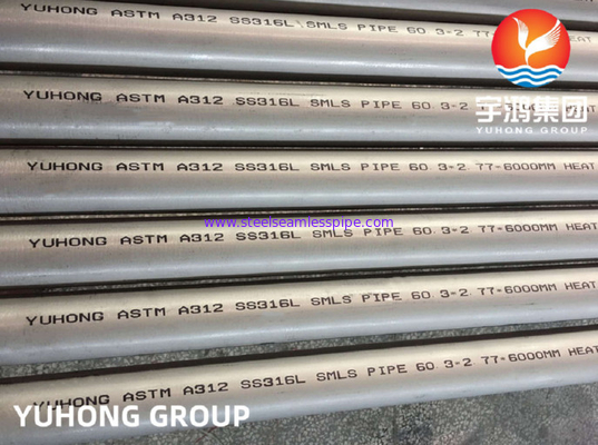 Ống thép không gỉ ASME SA312 TP316L
