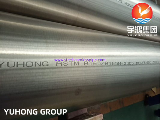 Ống liền mạch Monel400 / UNS N04400 hợp kim niken-đồng ASTM B165, gia công nguội