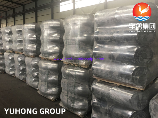 ASTM A234 WPB Phụ kiện ống thép carbon phủ đen Tê / khuỷu