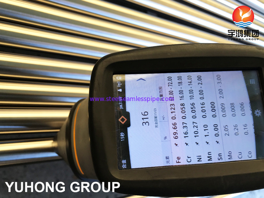 S31603 Bụi không kim loại thép A269 TP316L