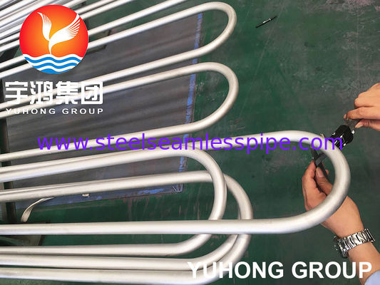 Ống U-bend liền mạch Inconel 625 ASTM B444 cho bộ trao đổi nhiệt ống vỏ