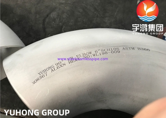 ASTM B366 / B564 BW ELBOWS UNS N08367 AL6XN AISI / ASME B16.28 NỐI THÉP KHÔNG GỈ