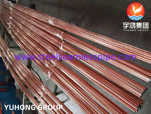 ASTM B111 / ASME SB111 TP2 UNS C12200 DHP ống đồng ống trao đổi nhiệt liền mạch