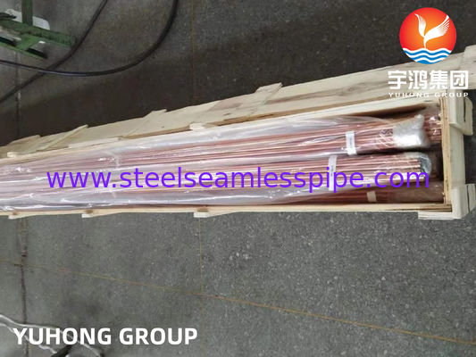 ASTM B111 / ASME SB111 TP2 UNS C12200 DHP ống đồng ống trao đổi nhiệt liền mạch