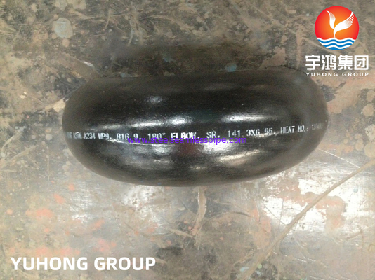ASTM A234 WP9 180 độ trở lại khuỷu tay đồng hợp kim thép Buttweld Fitting