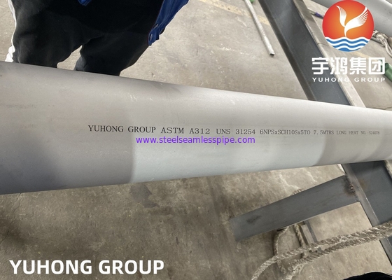 ASTM A312 UNS S31254 254SMO ống nước ngoài bằng thép không gỉ kép