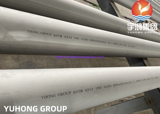 ASTM A312 UNS S31254 254SMO ống nước ngoài bằng thép không gỉ kép