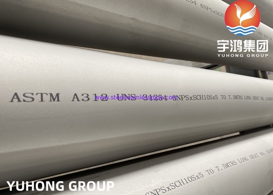 ASTM A312 UNS S31254 254SMO ống nước ngoài bằng thép không gỉ kép