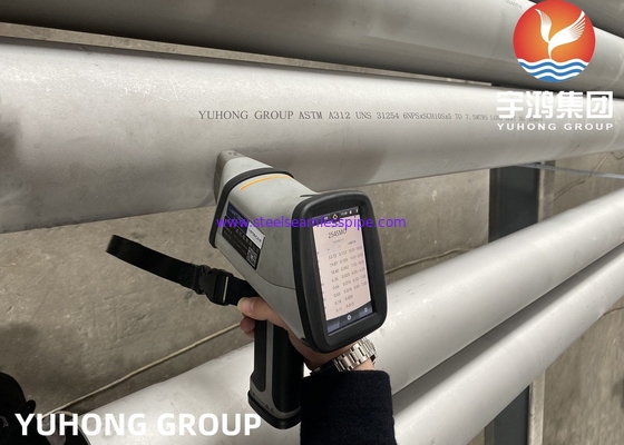 ASTM A312 UNS S31254 254SMO ống nước ngoài bằng thép không gỉ kép