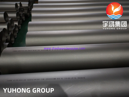 ASTM B514 Incoloy 800 / Incoloy 800H ống hàn UNS N08800 / UNS N08810