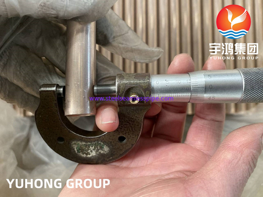 ASTM B111/ ASME SB111 C70600 ống không may hợp kim đồng-nickel cho máy trao đổi nhiệt