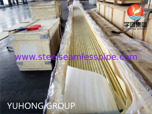 Ống đồng hợp kim ASTM B111 C44300 không mối nối dùng cho bộ ngưng tụ và bộ trao đổi nhiệt với khả năng chống ăn mòn