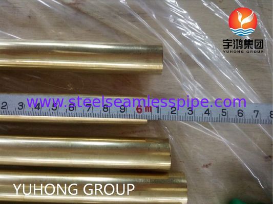 Ống đồng hợp kim ASTM B111 C44300 không mối nối dùng cho bộ ngưng tụ và bộ trao đổi nhiệt với khả năng chống ăn mòn