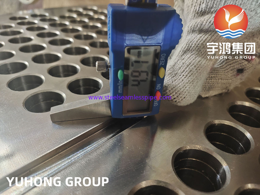 EN10028 1.4541 / A182 F321 Bảng ống thép không gỉ Chuỗi trao đổi nhiệt
