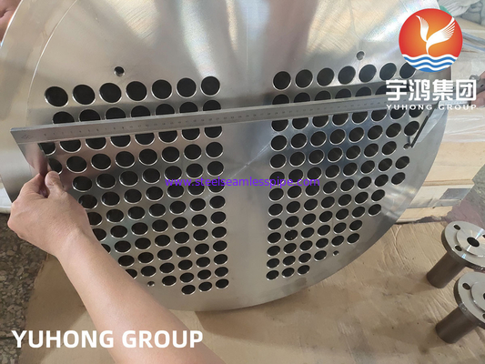 EN10028 1.4541 / A182 F321 Bảng ống thép không gỉ Chuỗi trao đổi nhiệt