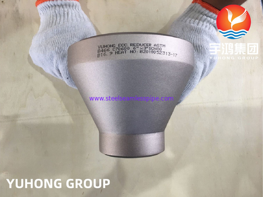 ASTM B466 UNS C70600 Đồng Nickel Reducer CuNi 90/10 Buttweld Fitting