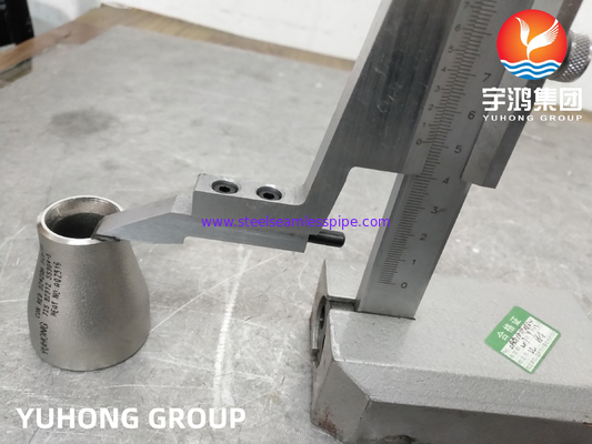 JIS B2312 SUS304 Thép không gỉ Butt hàn ống giảm tốc đồng tâm