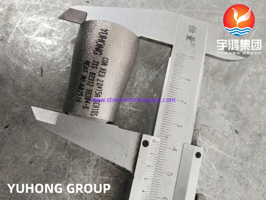 JIS B2312 SUS304 Thép không gỉ Butt hàn ống giảm tốc đồng tâm