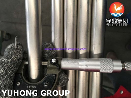 ASME SB338 lớp 7 / UNS R52400 ống titan ống trao đổi nhiệt liền mạch