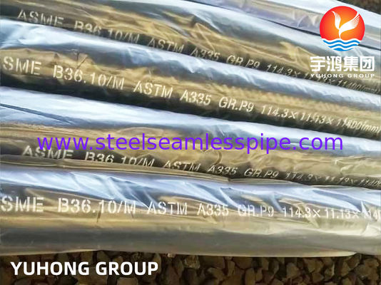 ỐNG ĐEN THÉP HỢP KIM P9 ASTM A335 / ASME SA335 SƠN MÀU ĐEN