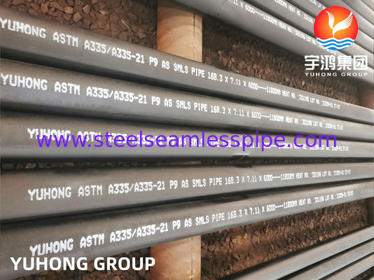 ỐNG ĐEN THÉP HỢP KIM P9 ASTM A335 / ASME SA335 SƠN MÀU ĐEN