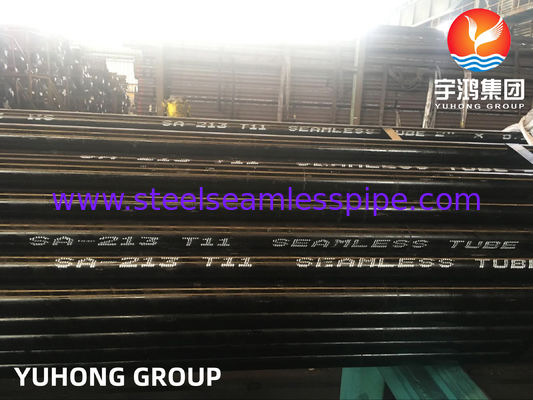 Ống thép hợp kim SA213 T11 / 13CrMo4-5 liền mạch cho dịch vụ nhiệt độ trung bình-cao, cán nóng / hoàn thiện nguội