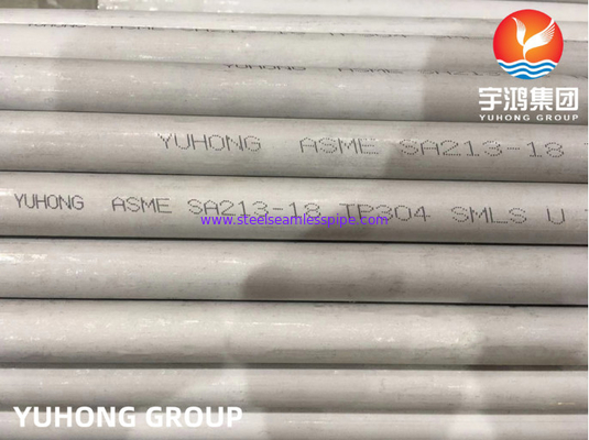 Thép không gỉ ASTM A213 TP304, TP304L ống U cong liền mạch cho bộ trao đổi nhiệt
