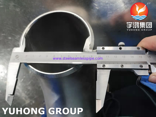ASTM A403 WP304H Thép không gỉ 90 độ LR Cúp tay ASME B16.9 Buttweld Fitting