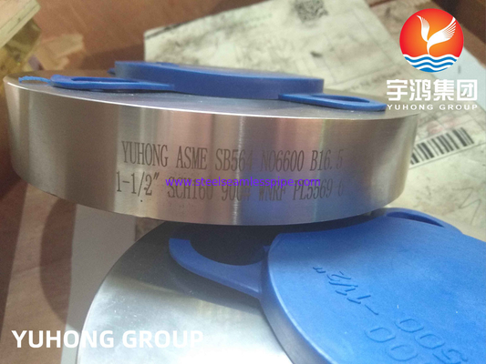 Mặt bích cổ hàn bằng thép hợp kim niken ASTM B564 Inconel 600 / UNS N06600