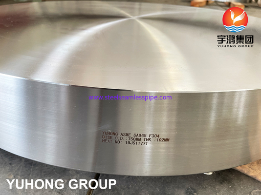 SA965 F304 Thép không gỉ đúc đĩa đặc tính cơ học vượt trội