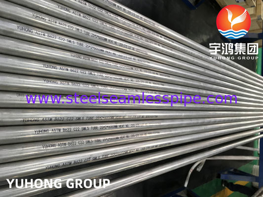 HASTELLOY C22 NICKEL ALLOY BIPE Không liền mạch ASTM B163 DIN2.4605 B161 N06022