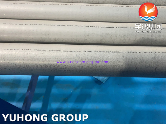 ASTM A789 UNS S32205 ống thép không gỉ képlex liền mạch để khử muối nước biển