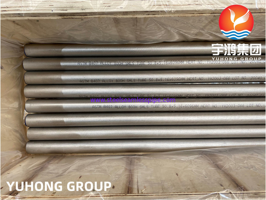 ASTM B407 Hợp kim 800, 800H, 800HT, ống hợp kim niken, nồi hơi, trao đổi nhiệt, gói ống Ứng dụng